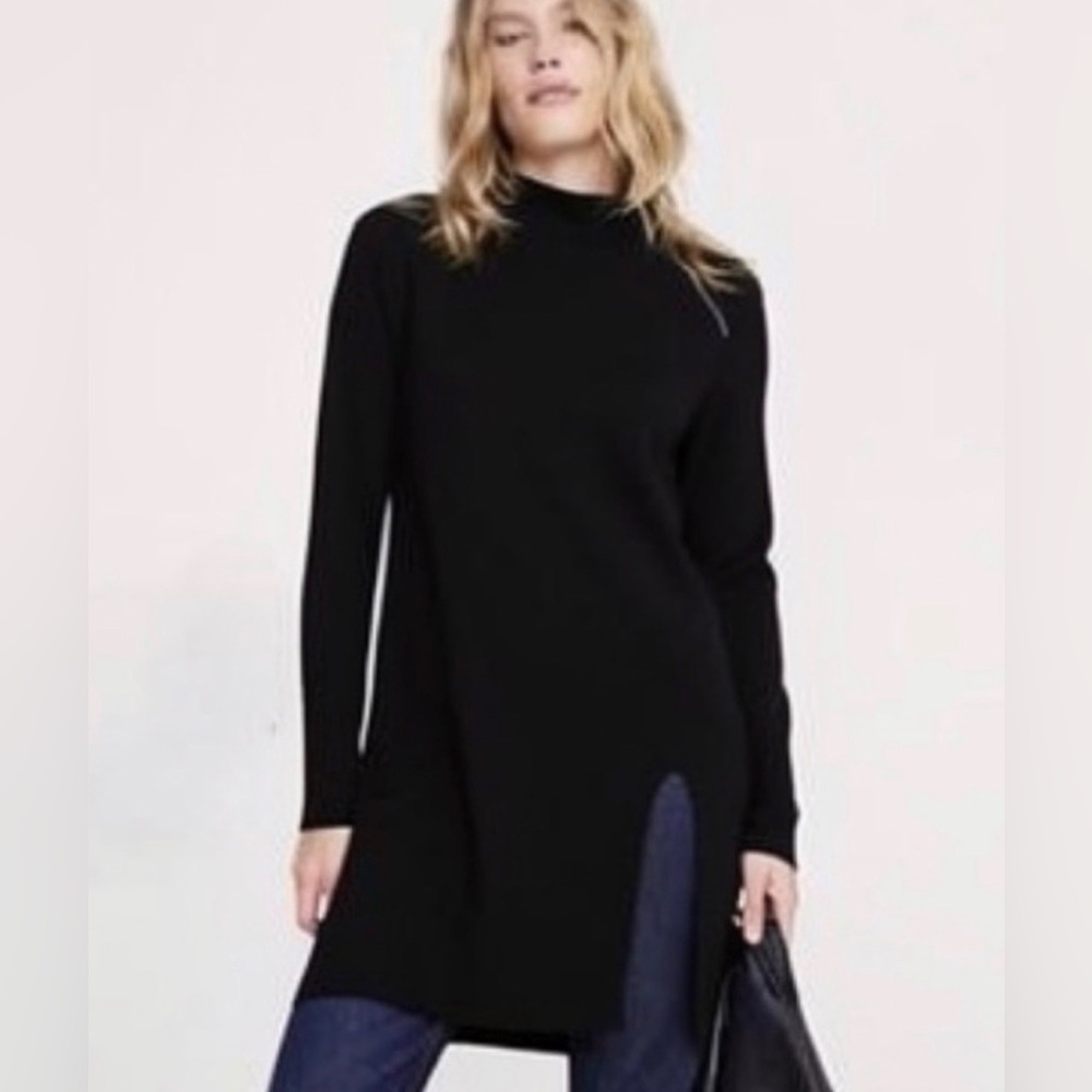 Cable and Gauge zipper sweater